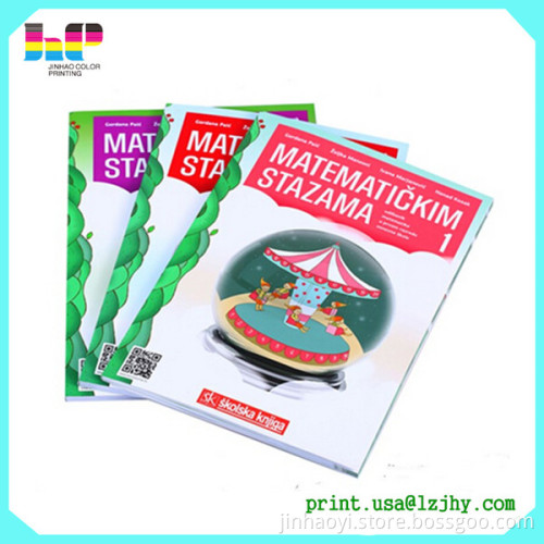 printing cheap and custom kids colourful children book with removable stickers